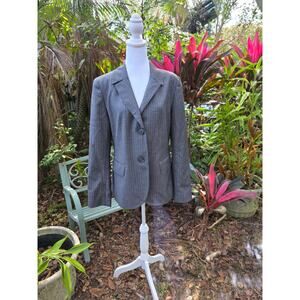 Lafayette 148 New York  Pinstripe Blazer Jacket Size 10